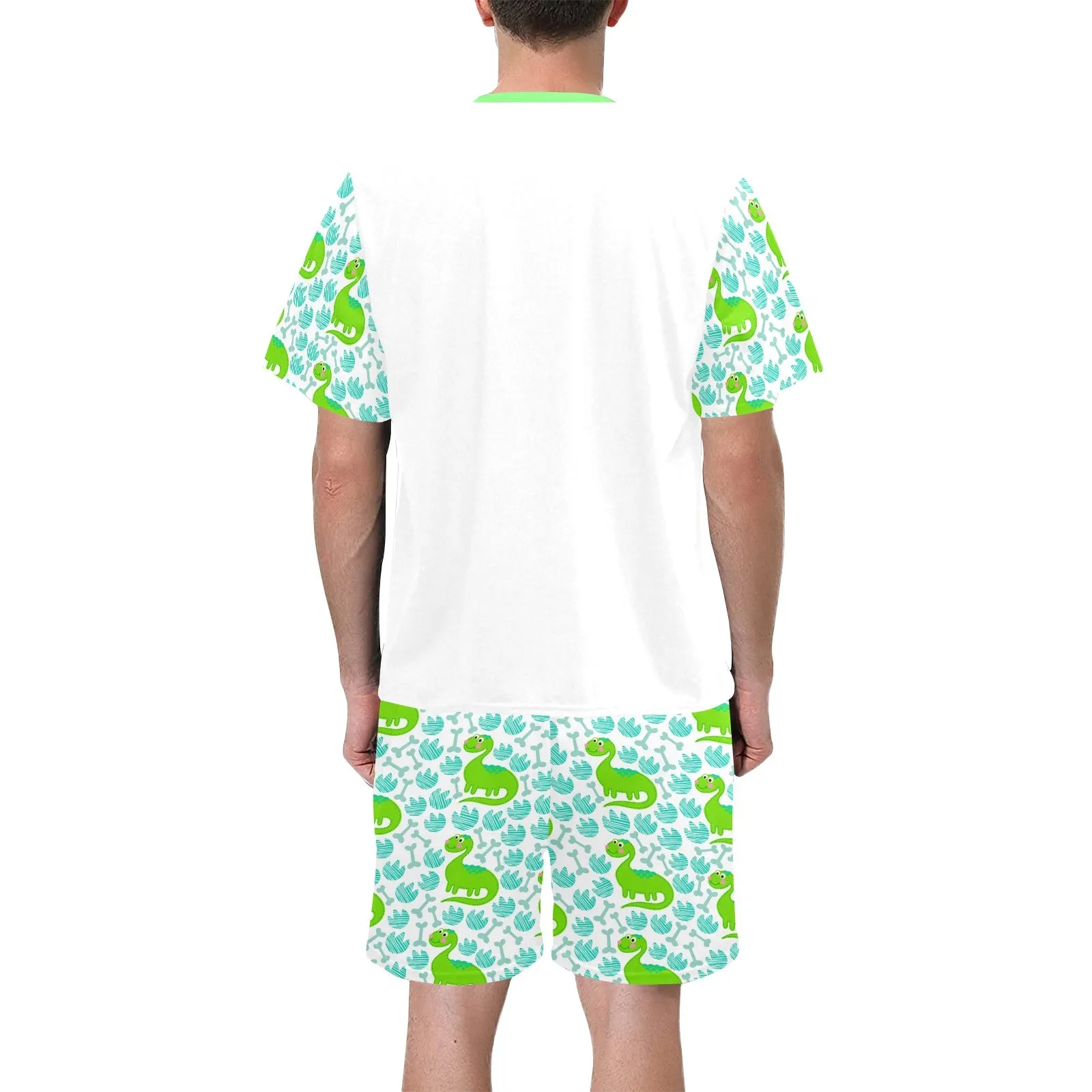 Cute Dino 2PC Shorts Set