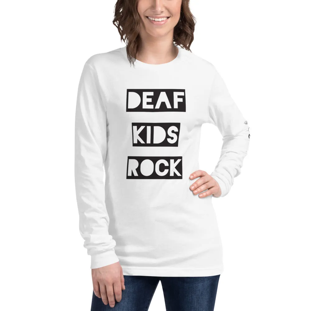 DEAF KIDS ROCK Long Sleeve Tee