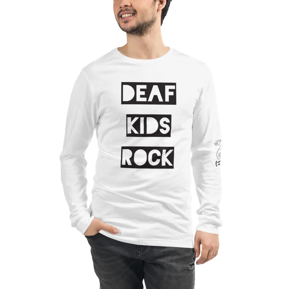 DEAF KIDS ROCK Long Sleeve Tee