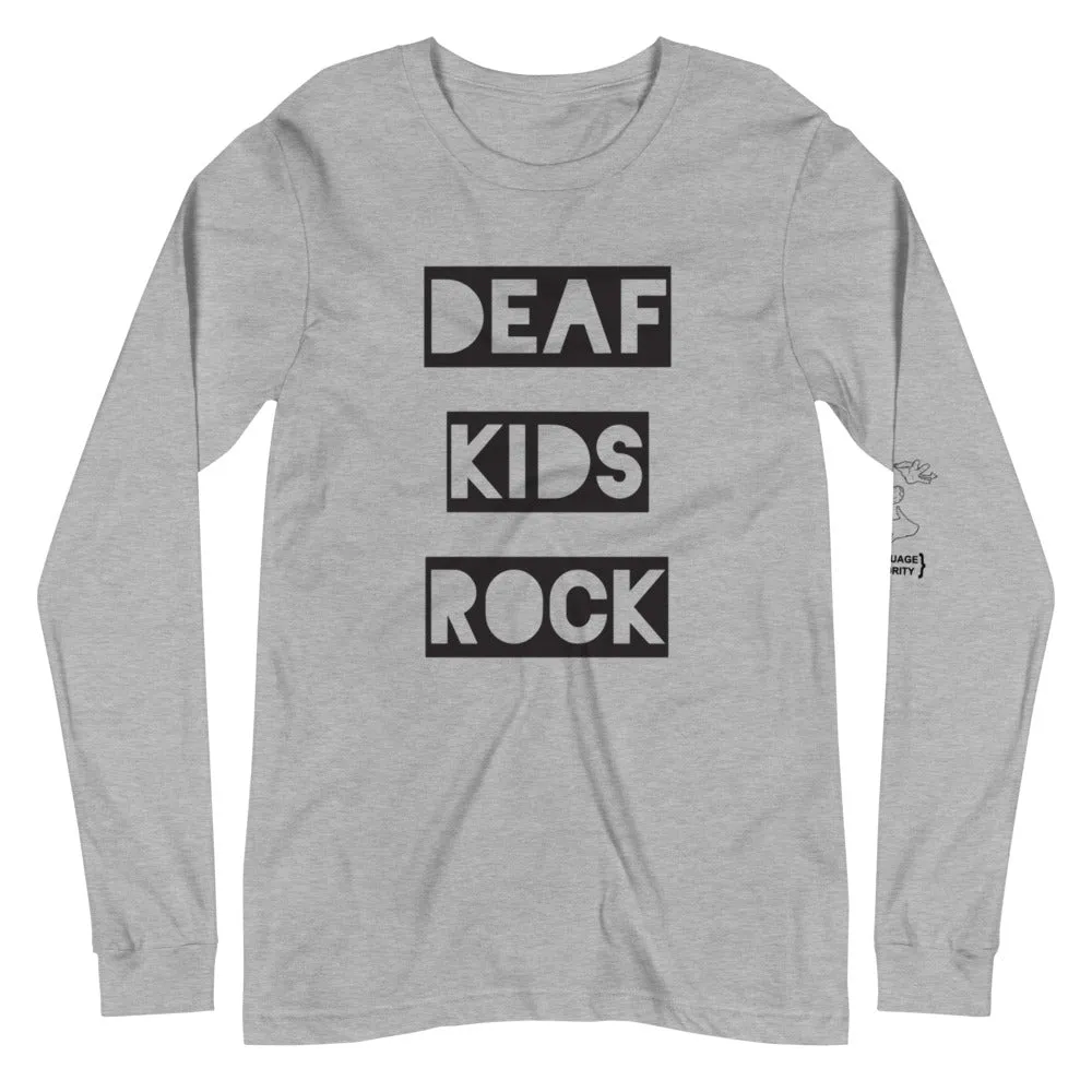 DEAF KIDS ROCK Long Sleeve Tee