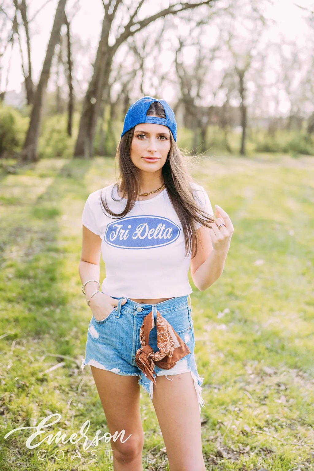 Delta Delta Delta Bid Day Built to Last Themed Tee