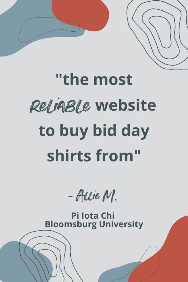 Delta Delta Delta Bid Day Built to Last Themed Tee