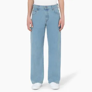 DICKIES Skateboarding Wingville Loose Fit Denim Pants Light Denim