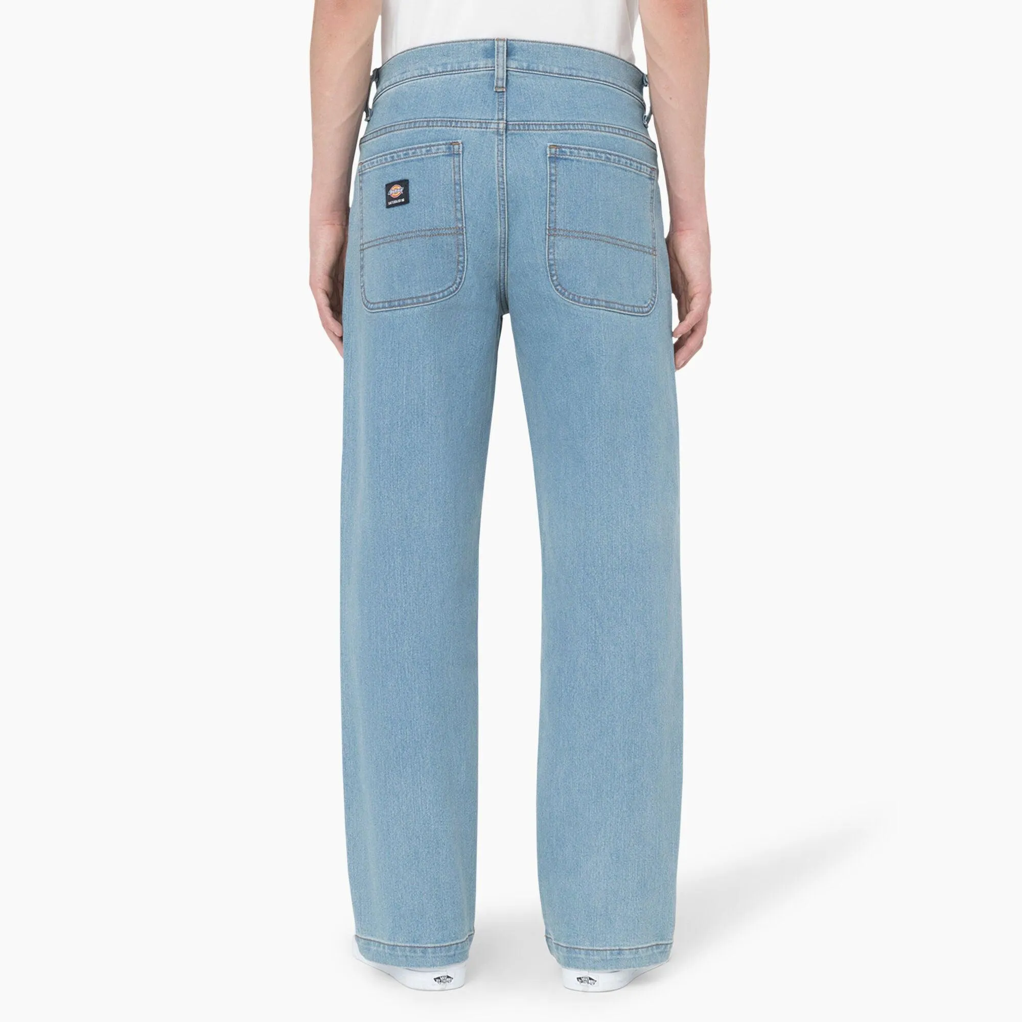 DICKIES Skateboarding Wingville Loose Fit Denim Pants Light Denim