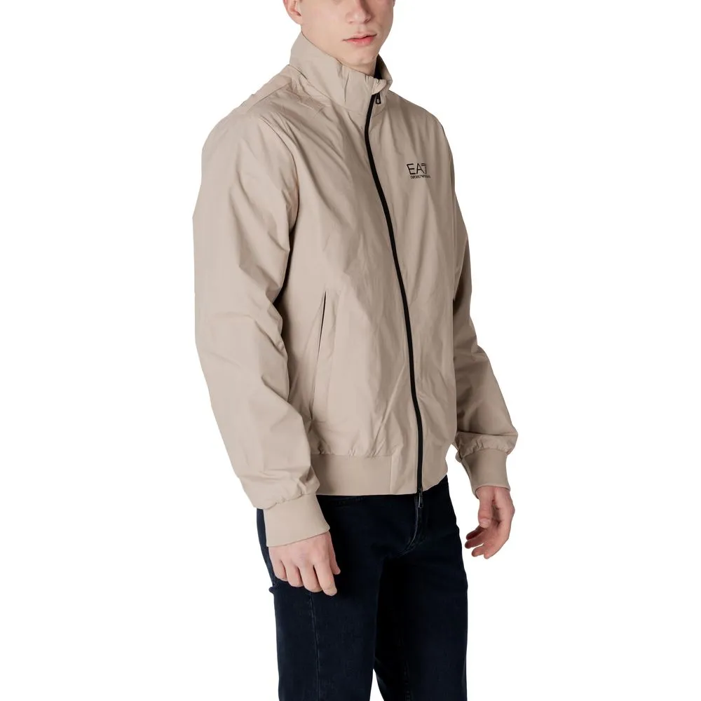 EA7 Emporio Armani Beige Polyamide Jacket