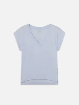 EASY V NECK TEE 122324