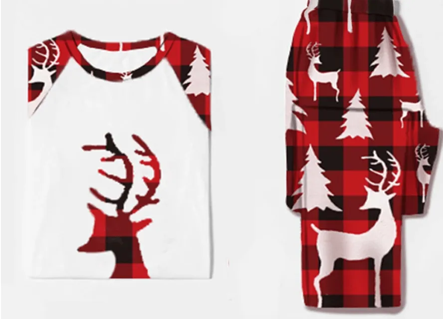 Elk Xmas Family Matching Pajamas