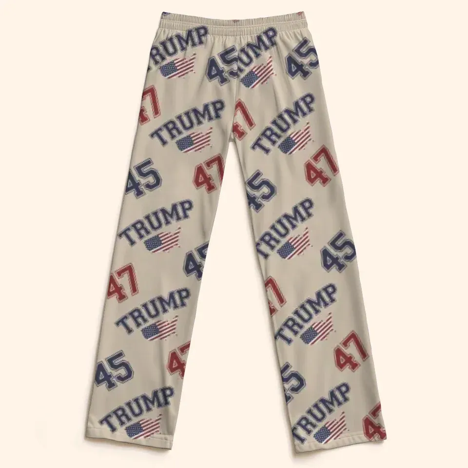 Embrace Your Patriotism In Style - US Patriotic Pride Pajama Pants - Gift For Conservative Supporters