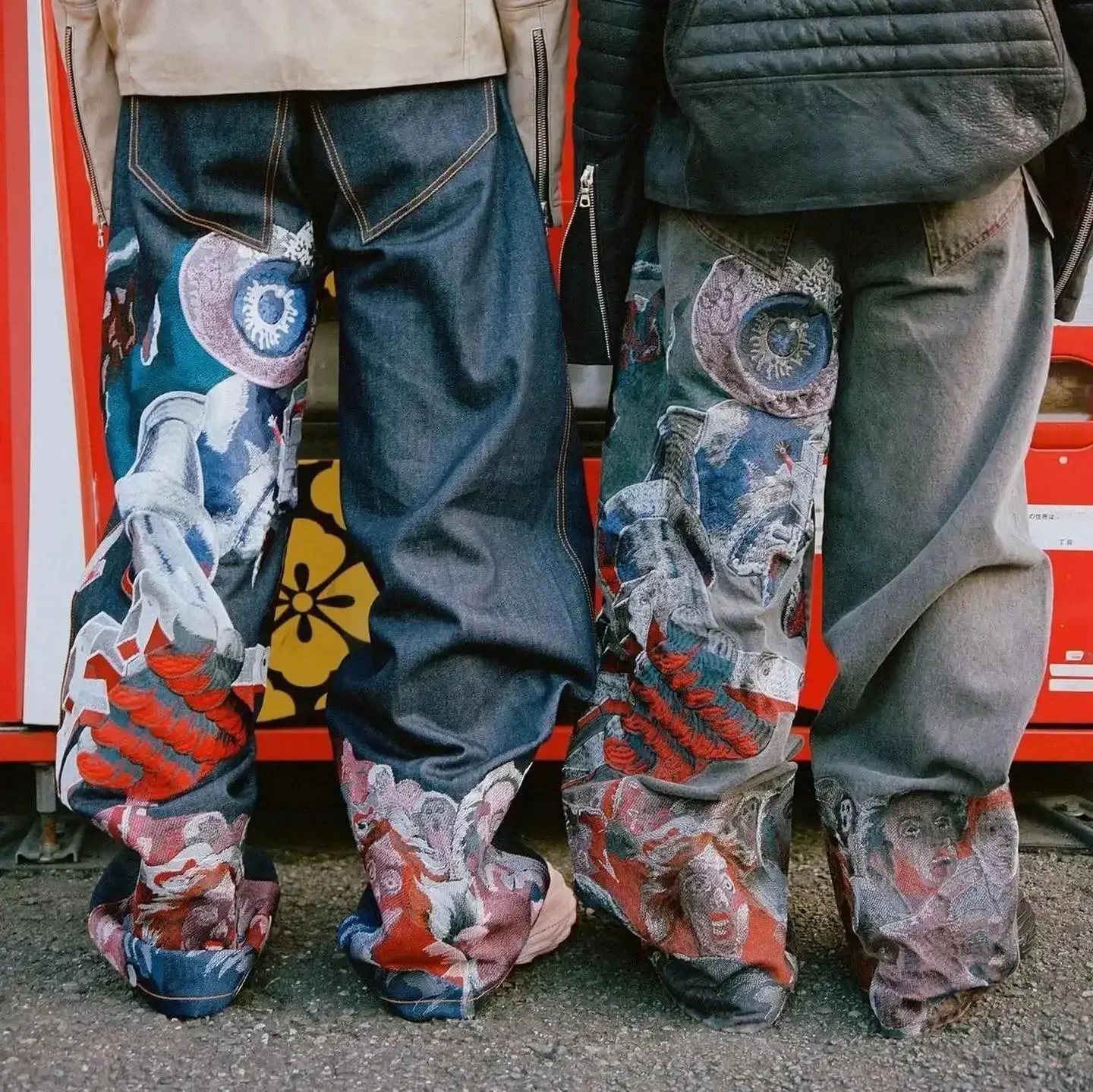Embroided Y2K Jeans