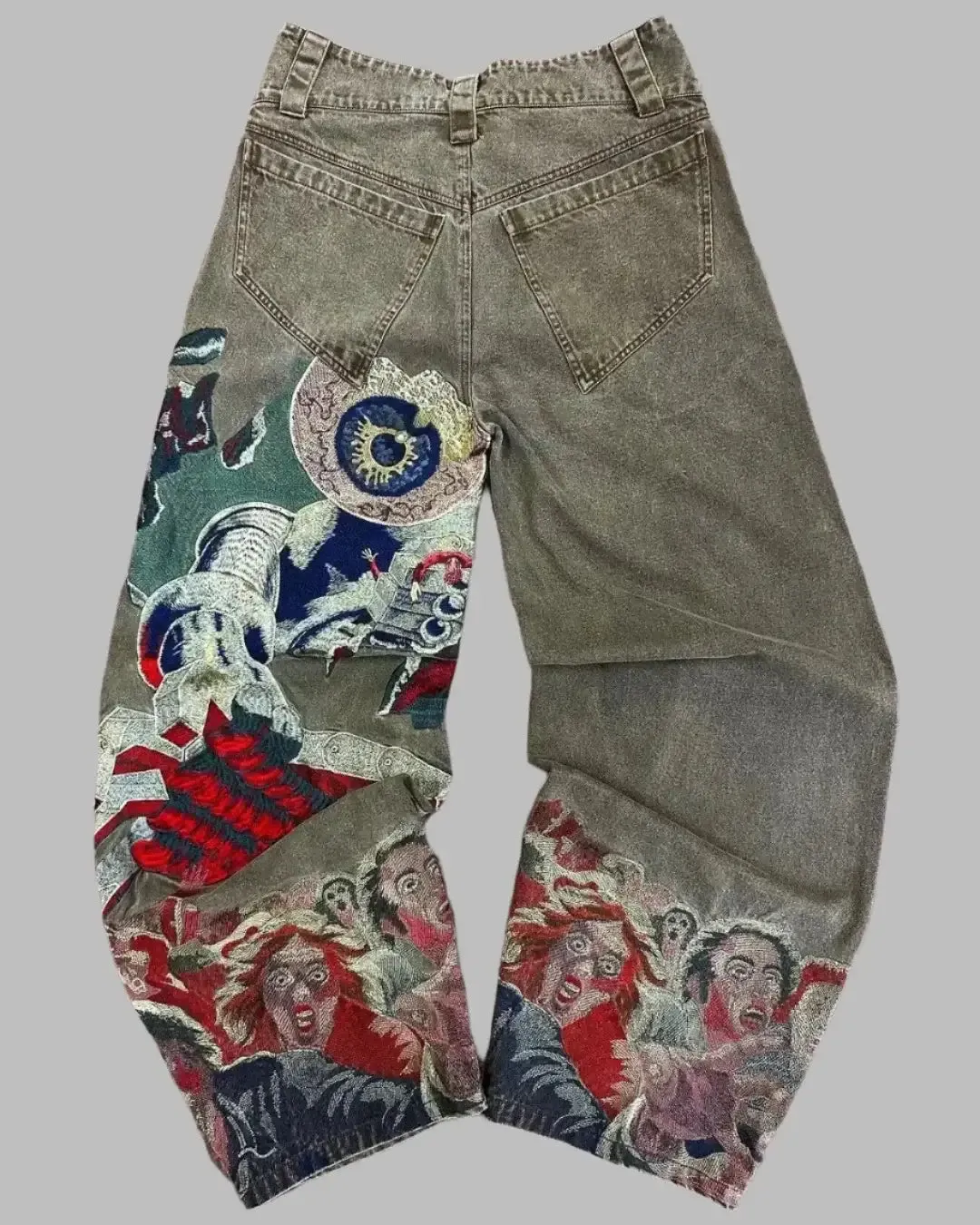 Embroided Y2K Jeans