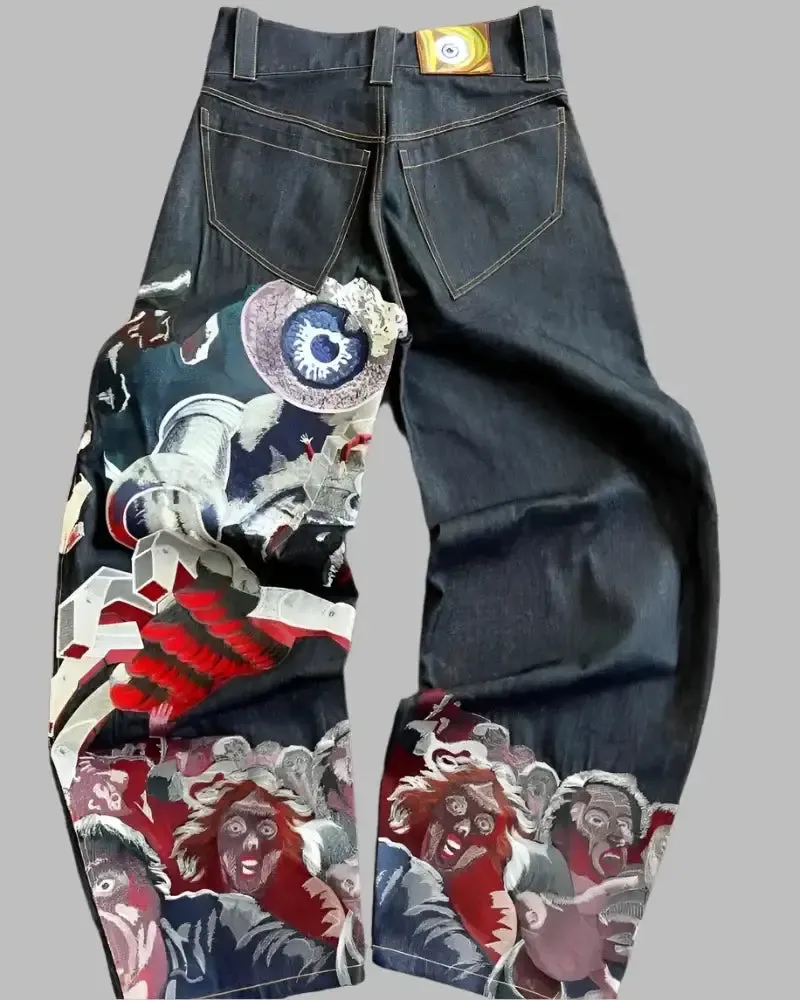 Embroided Y2K Jeans