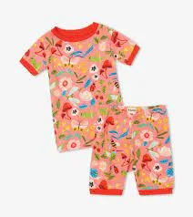Enchanted Forest Organic Cotton Short Pajama Set
