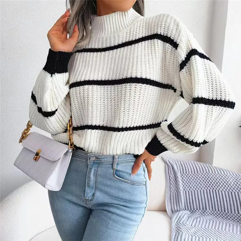 ESTELLA | HELIAR STRIPED KNITTED SWEATER