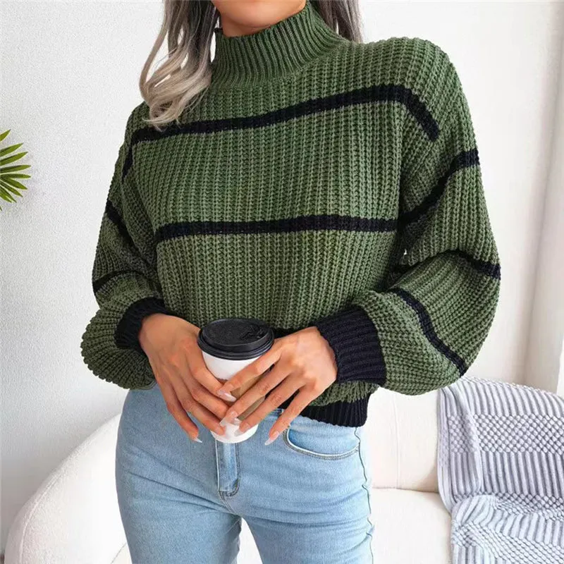 ESTELLA | HELIAR STRIPED KNITTED SWEATER