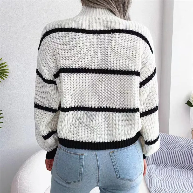 ESTELLA | HELIAR STRIPED KNITTED SWEATER