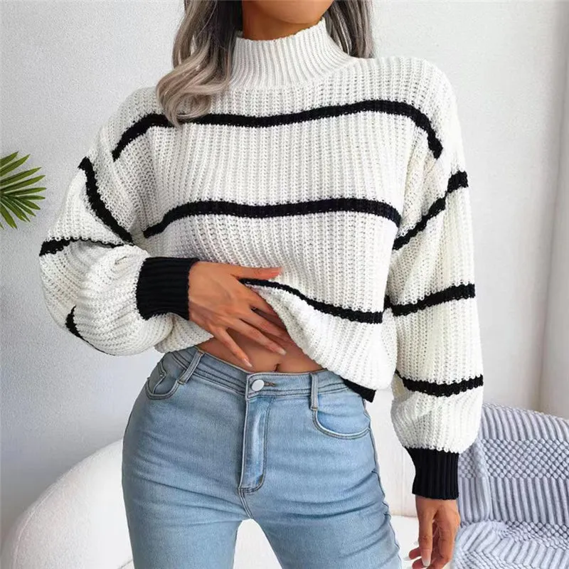 ESTELLA | HELIAR STRIPED KNITTED SWEATER