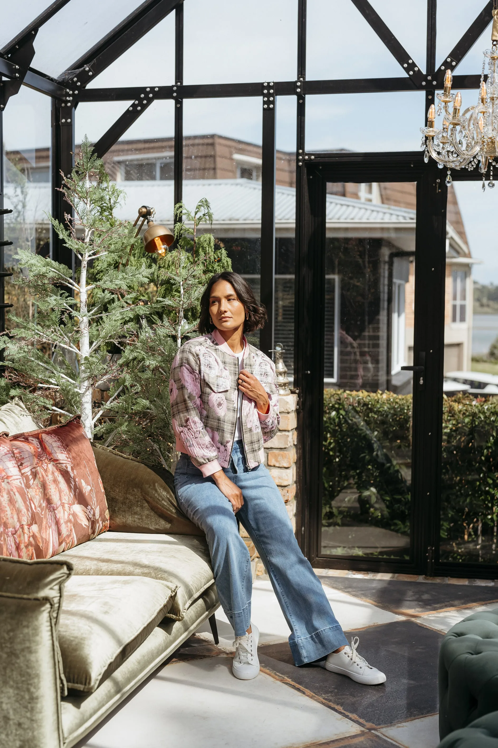 et alia Benny Bomber - Rose Plaid