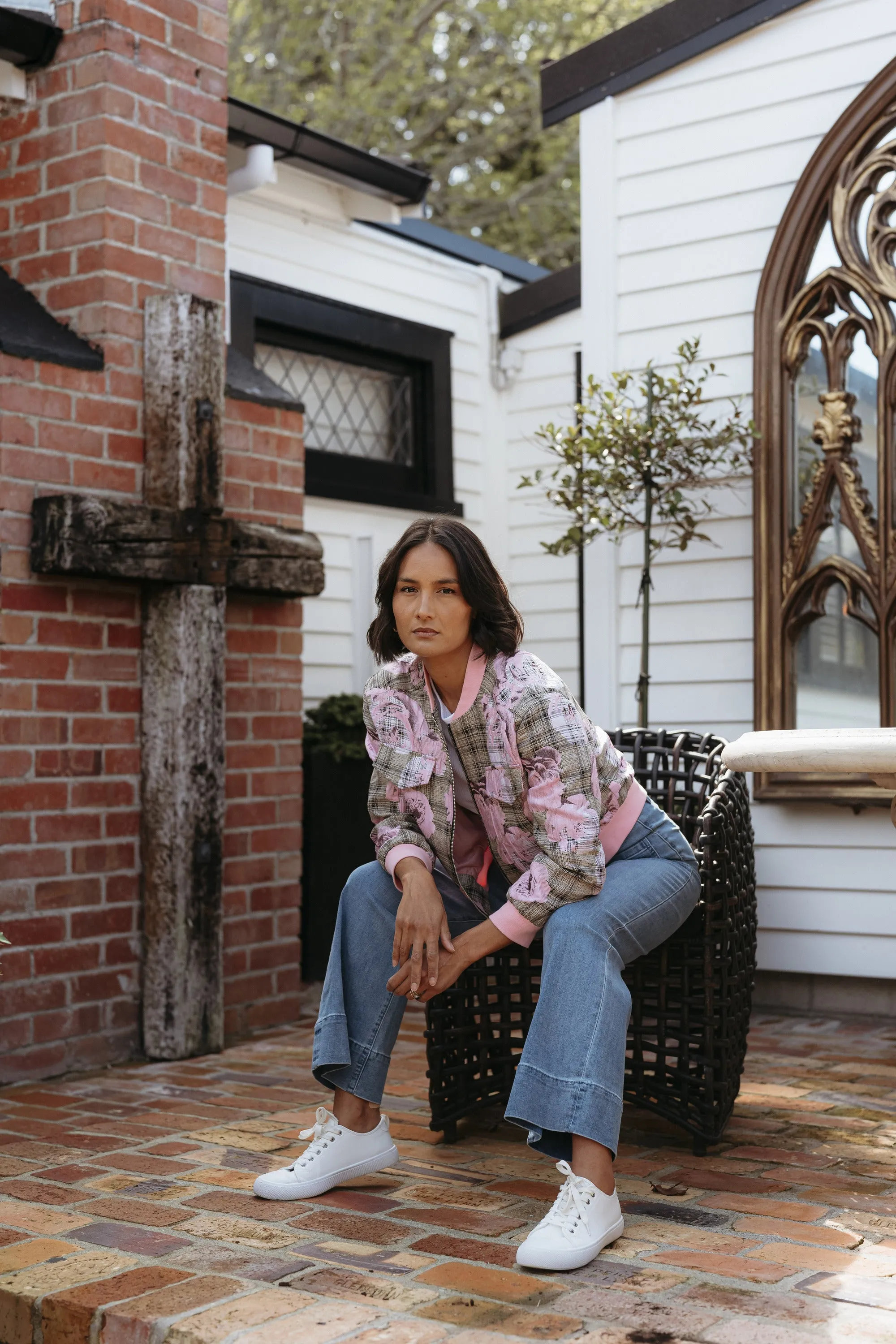 et alia Benny Bomber - Rose Plaid