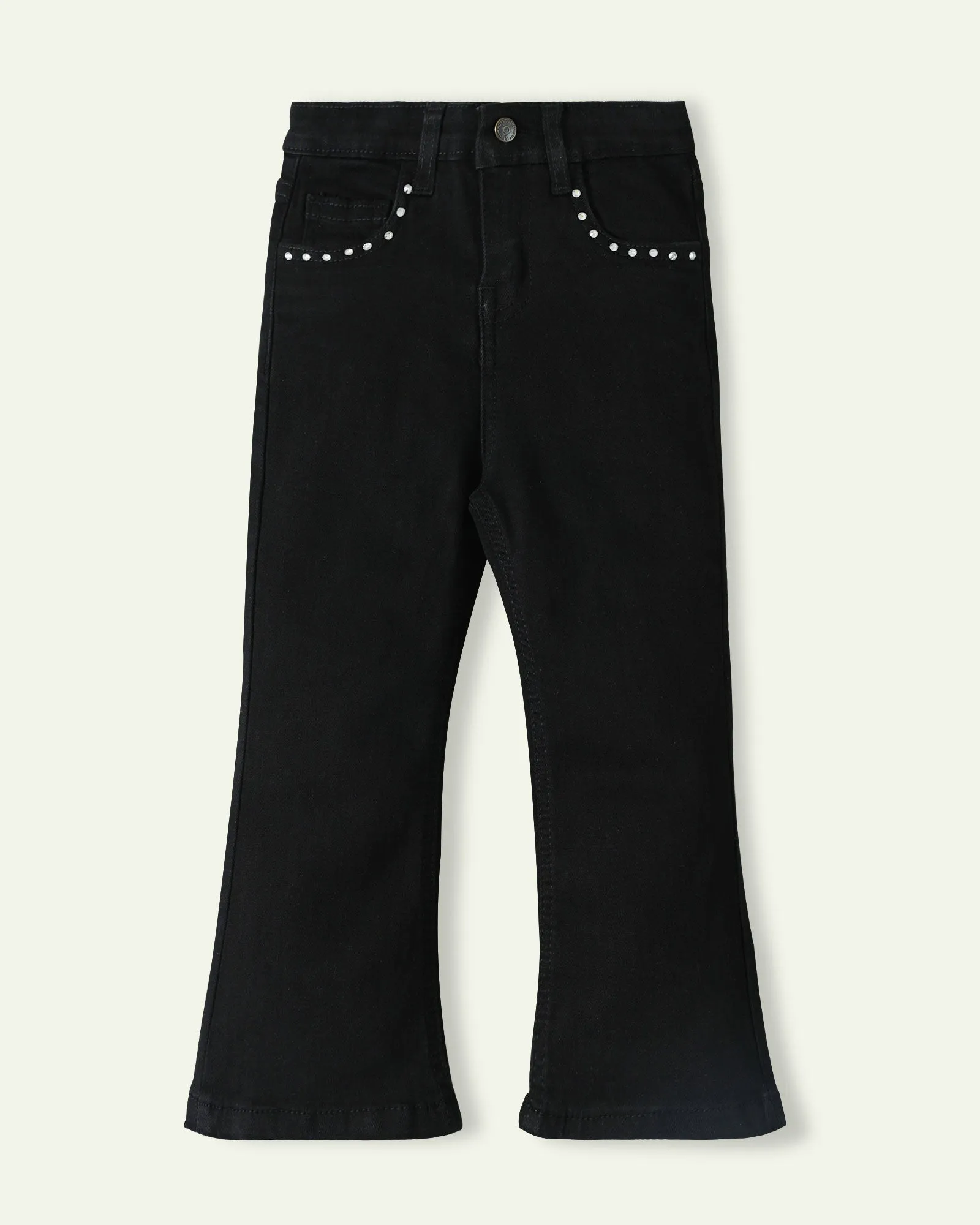 Flared Black Jeans