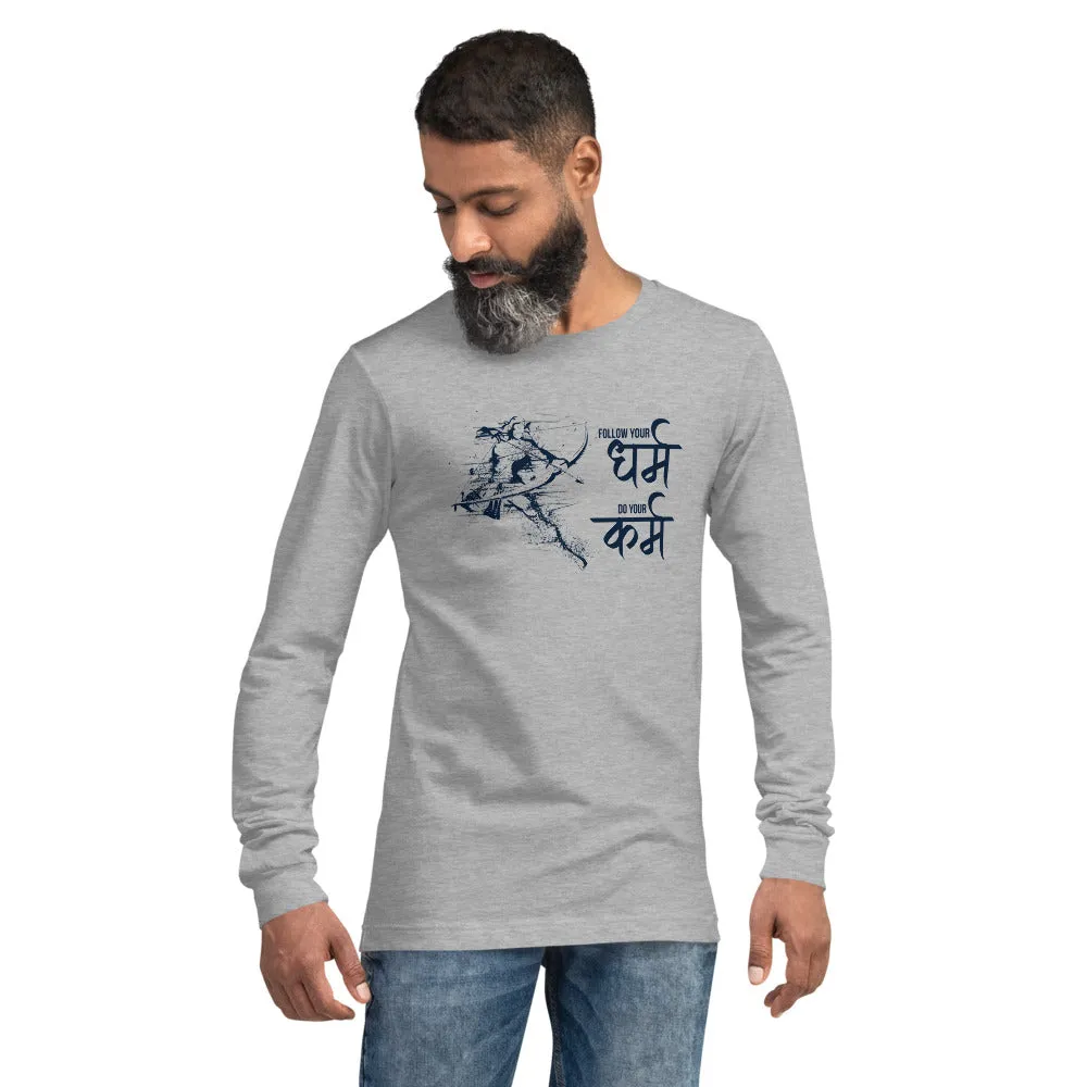 Follow your Dharm. Do your Karm, Sanskrit T-shirt
