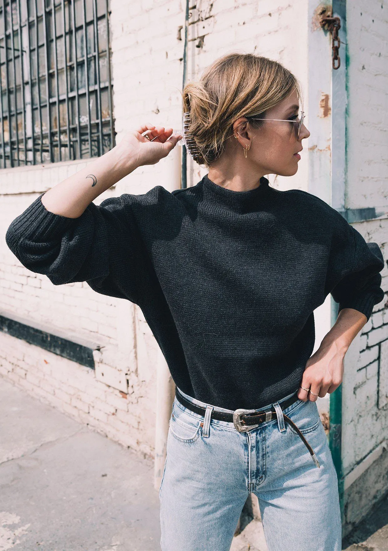 Fundamental Funnel Neck Sweater