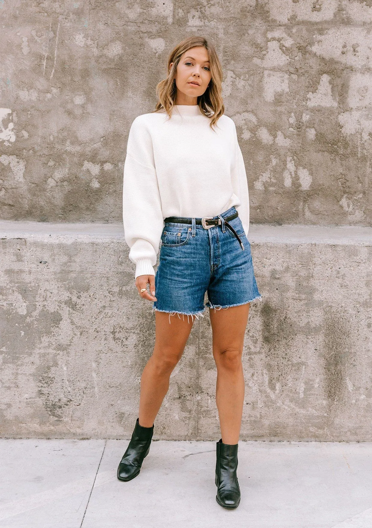 Fundamental Funnel Neck Sweater