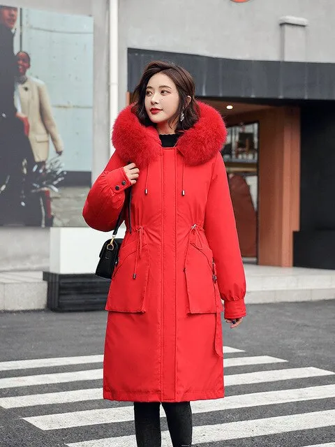 Fur Hooded -30 Degrees Cold Weather Protection Snow Coats