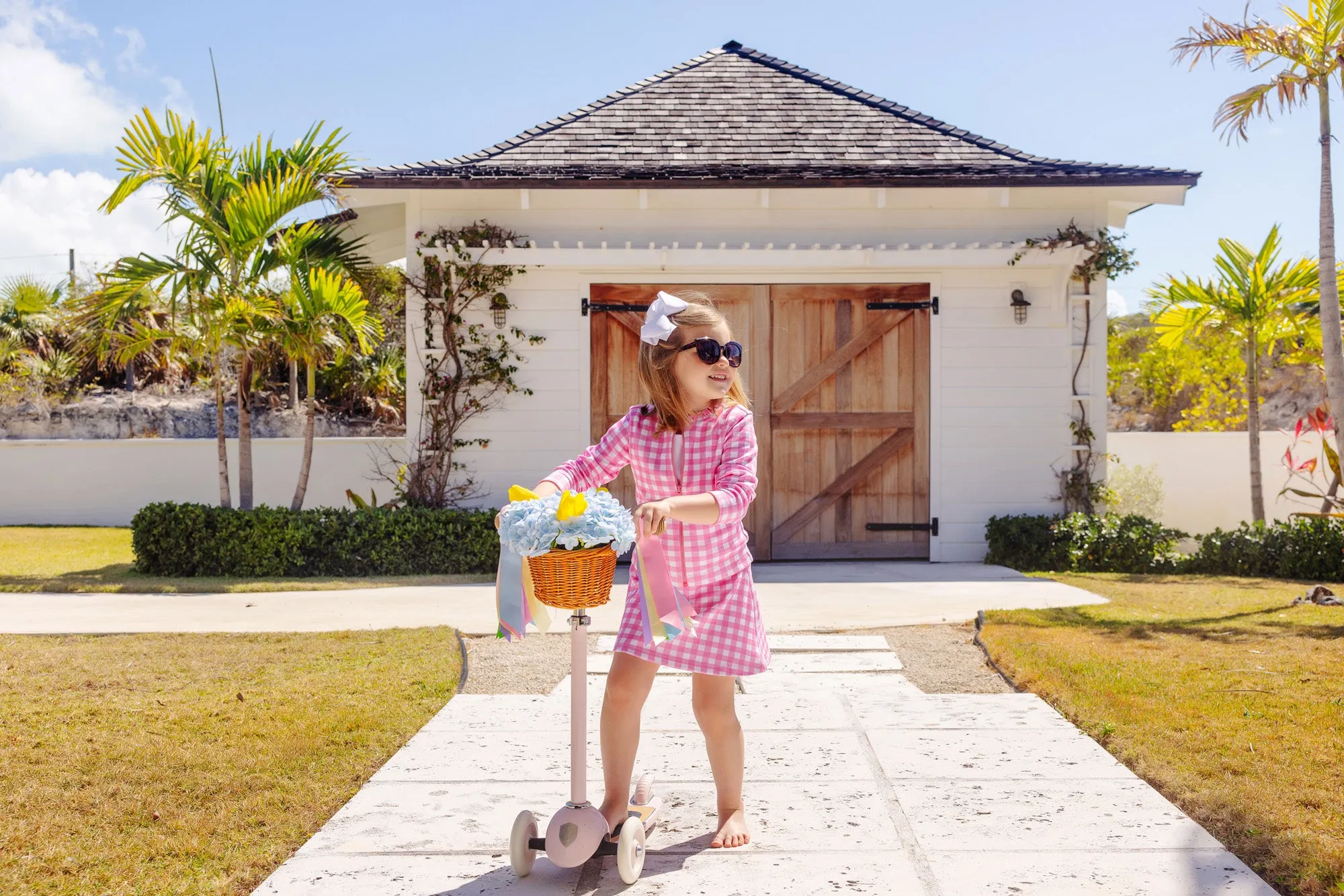 Georganna Jacket - Hamptons Hot Pink Gingham