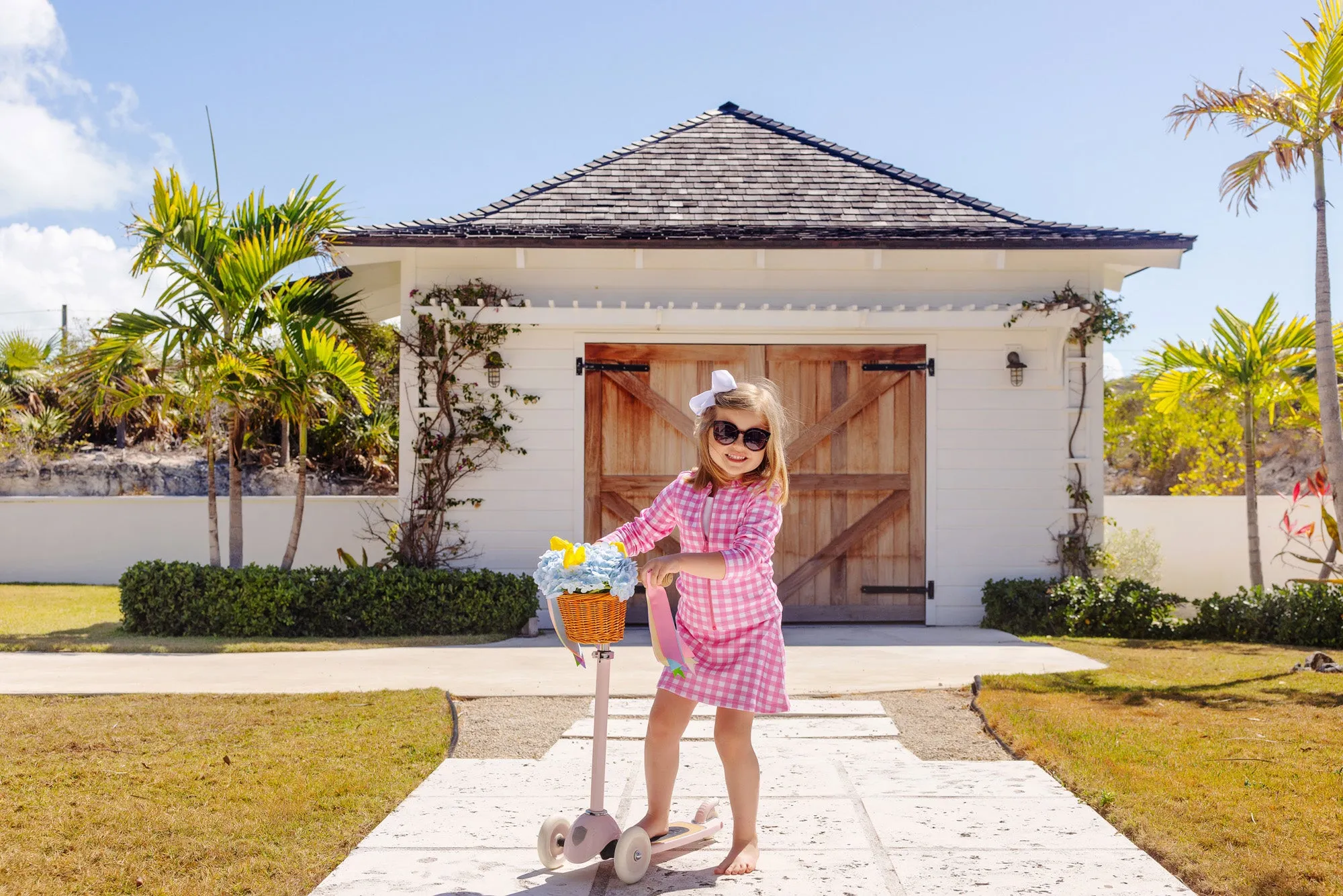 Georganna Jacket - Hamptons Hot Pink Gingham
