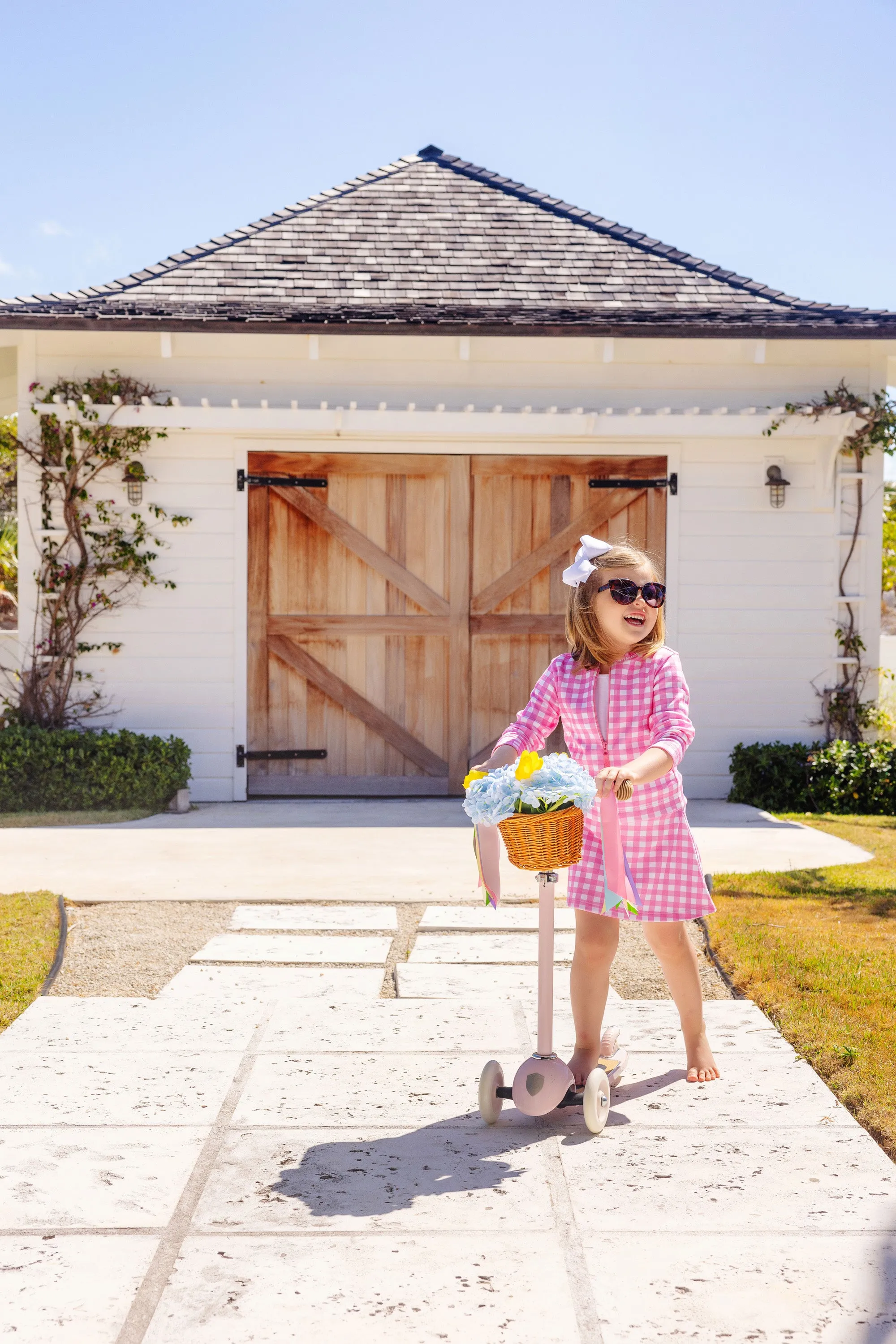 Georganna Jacket - Hamptons Hot Pink Gingham