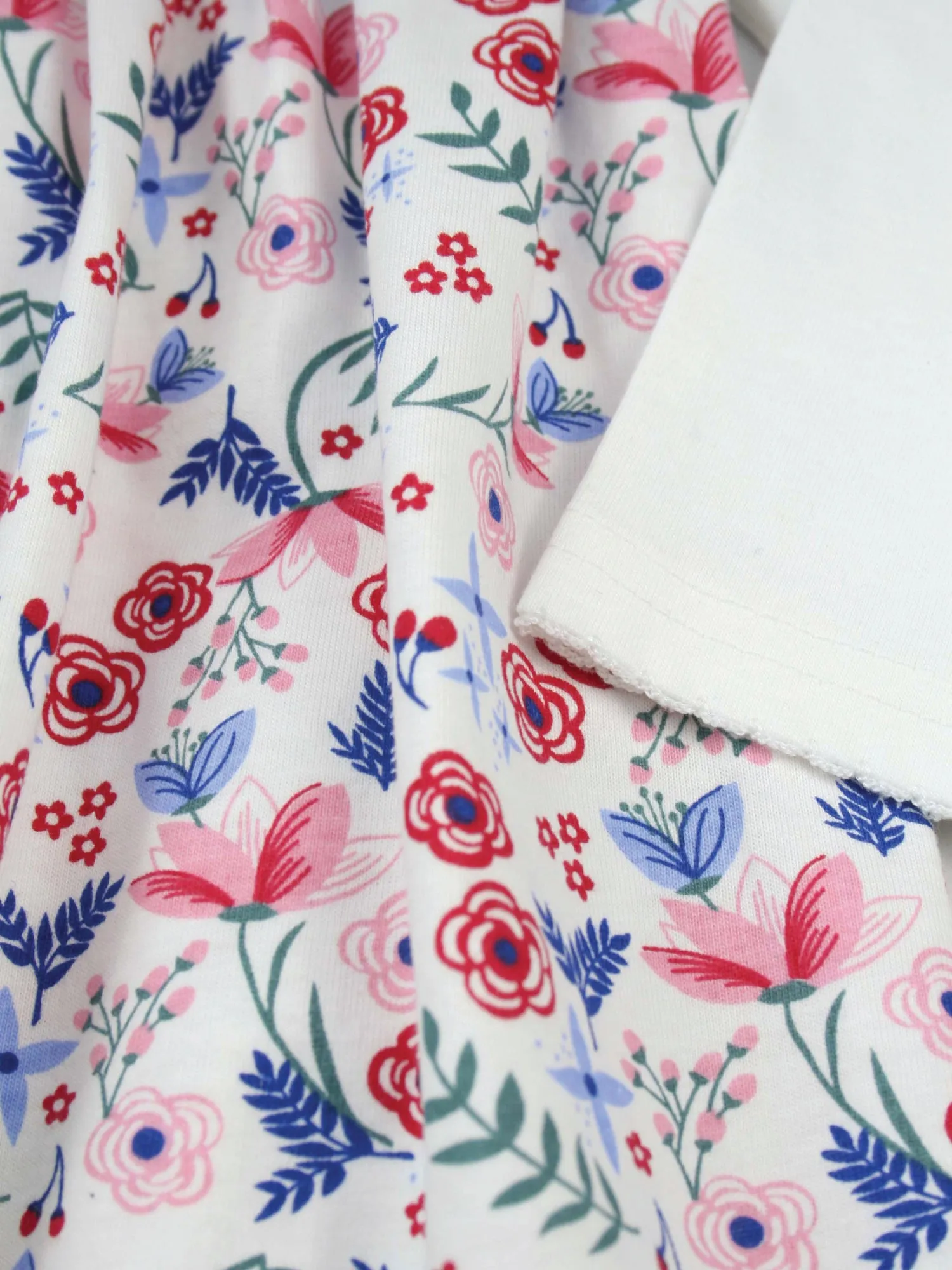 Girls Floral Cotton Night Dress.