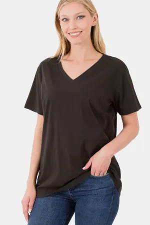 Hazel Blues® |  Zenana V-Neck Short Sleeve T-Shirt