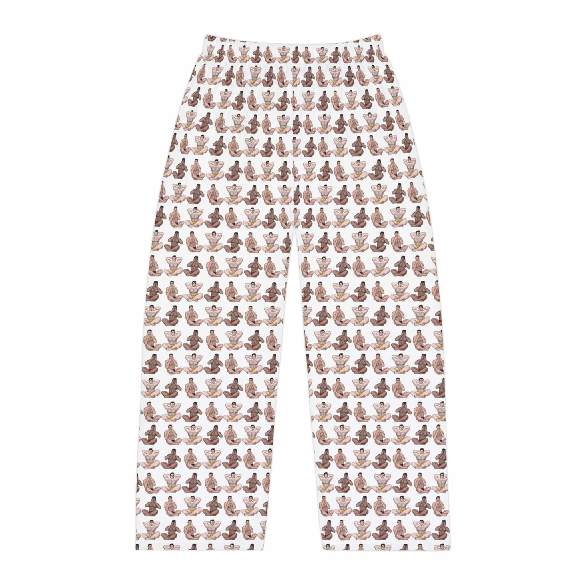 Hear No, See No, Speak No EVIL Men's Pajama Pant Bottoms - White
