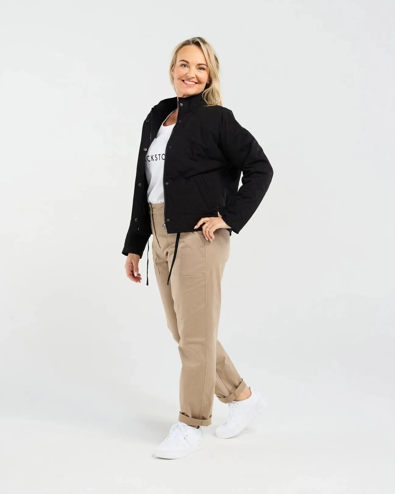 Helene Quilted Jacket - Black