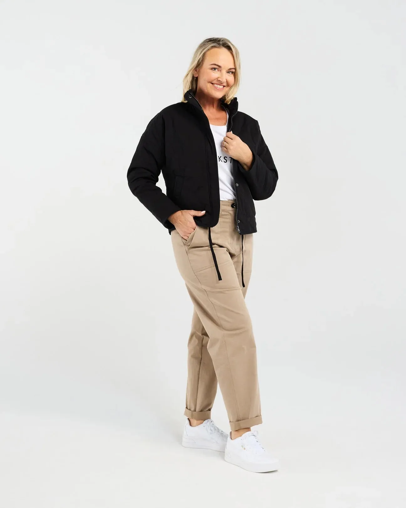 Helene Quilted Jacket - Black