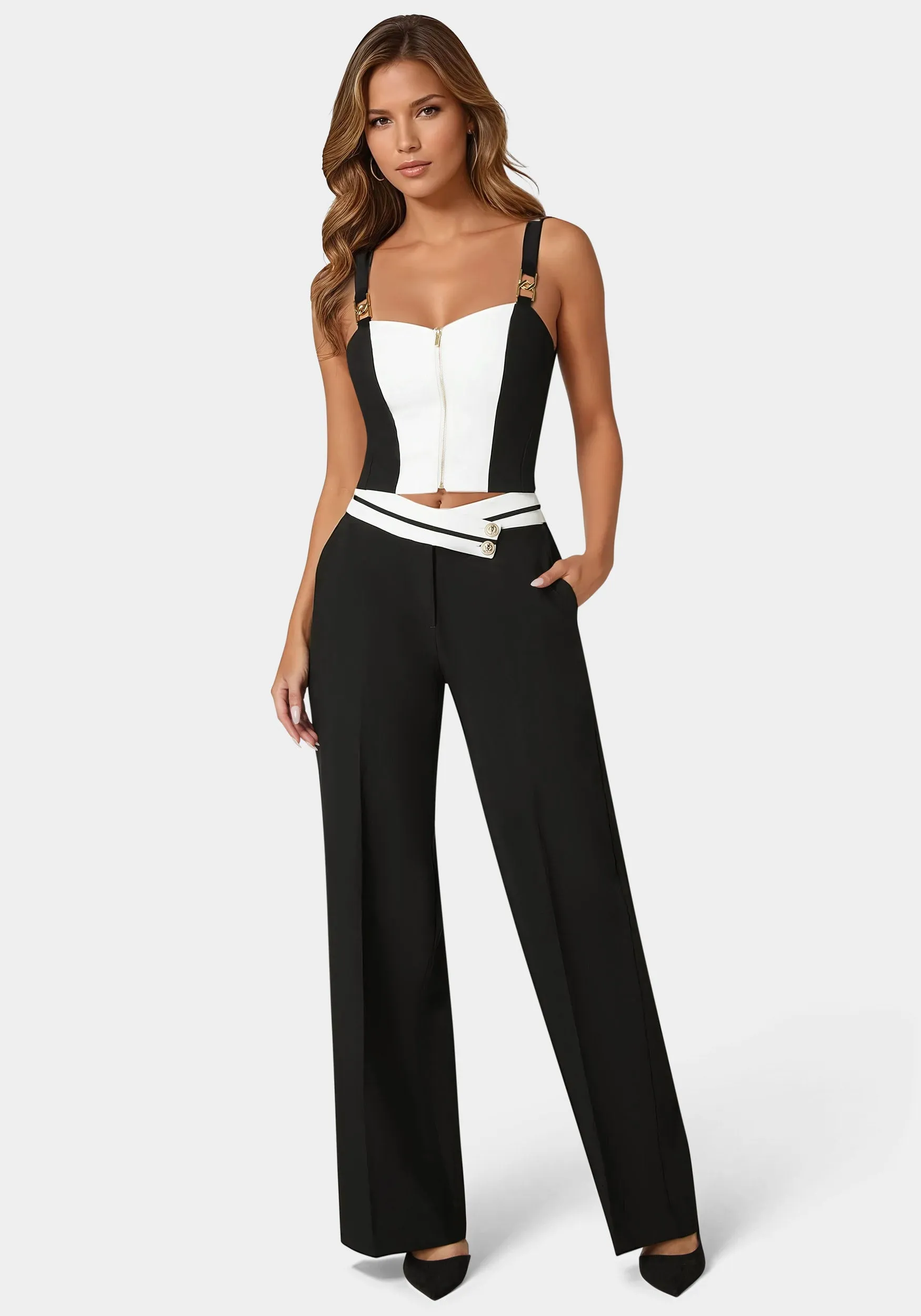 High Waist Palazzo Leg Pant 