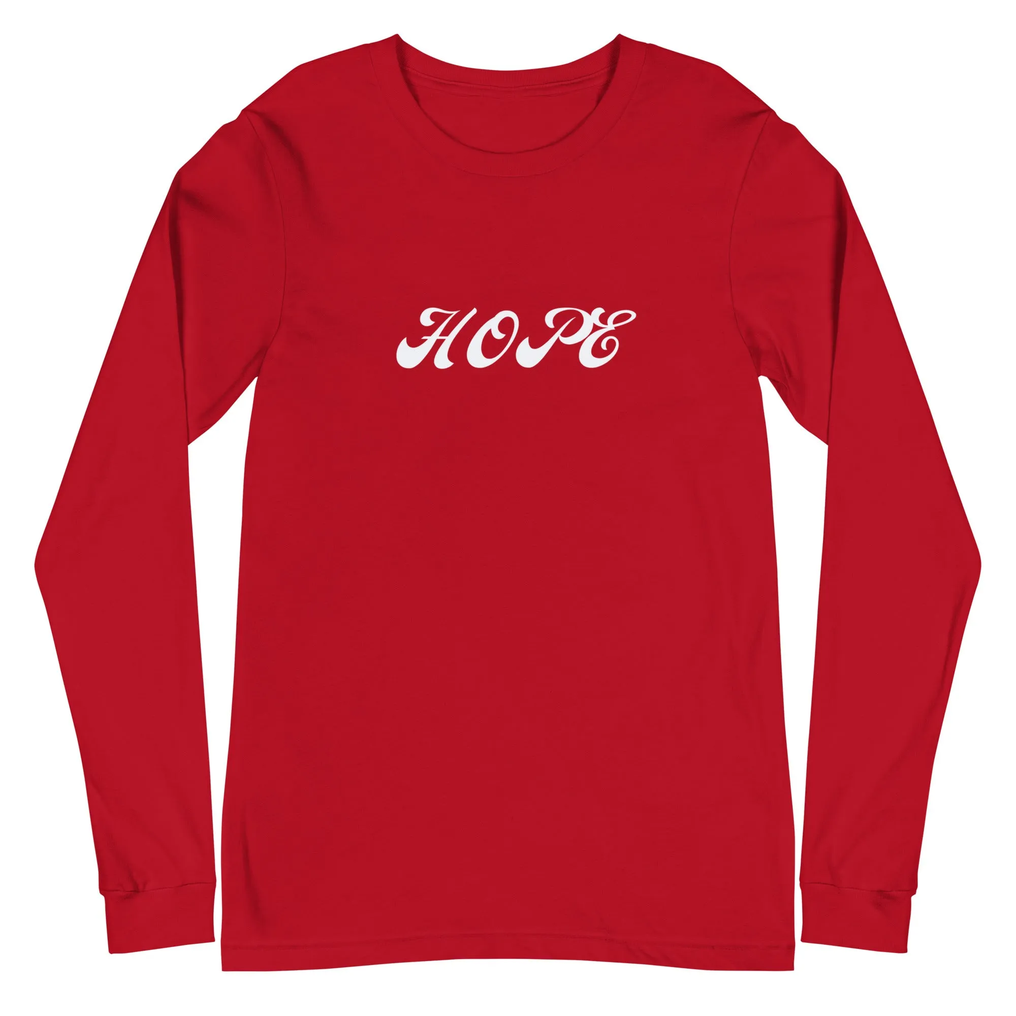 HOPE Unisex T-Shirt Long Sleeve: A Statement of Optimism and Unity