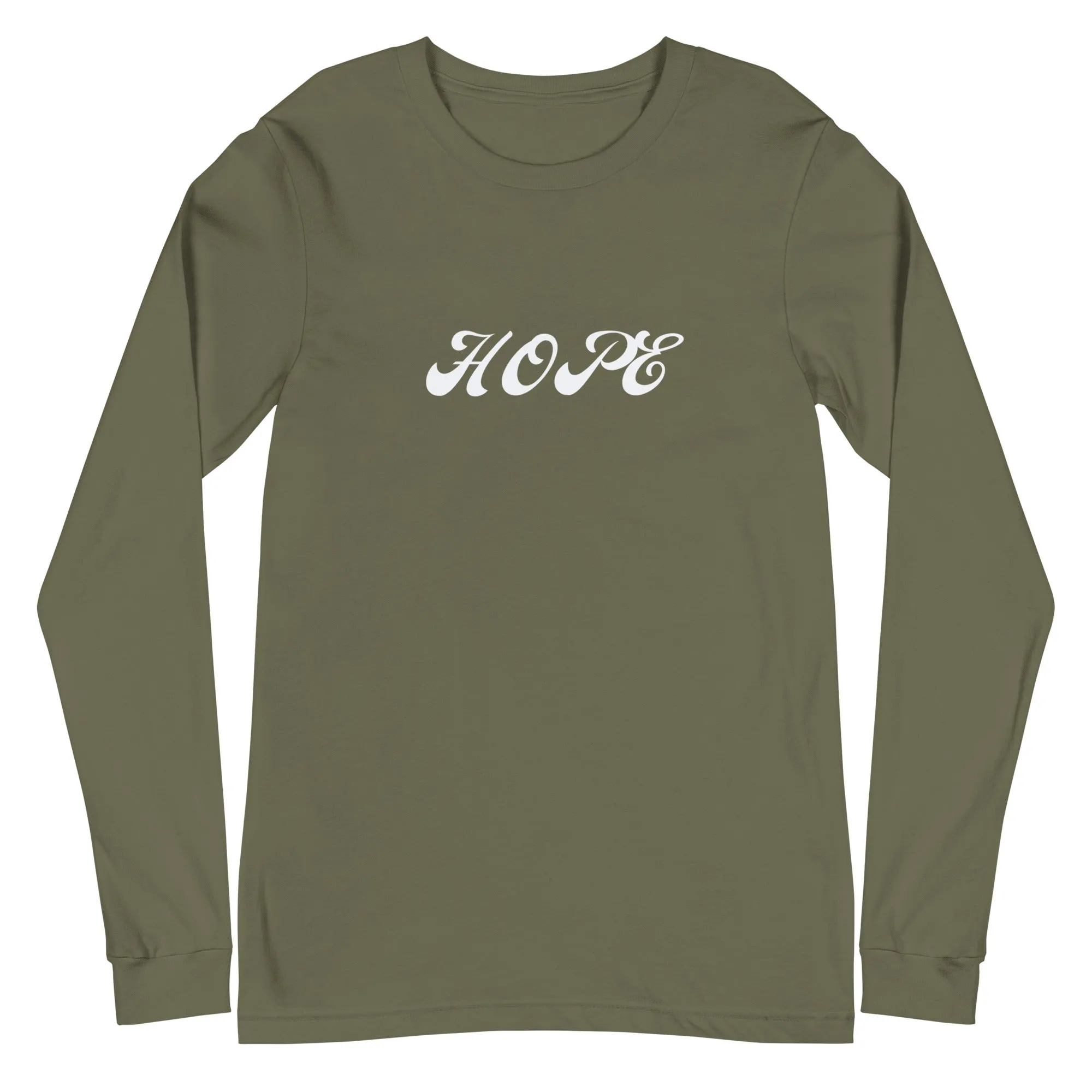 HOPE Unisex T-Shirt Long Sleeve: A Statement of Optimism and Unity