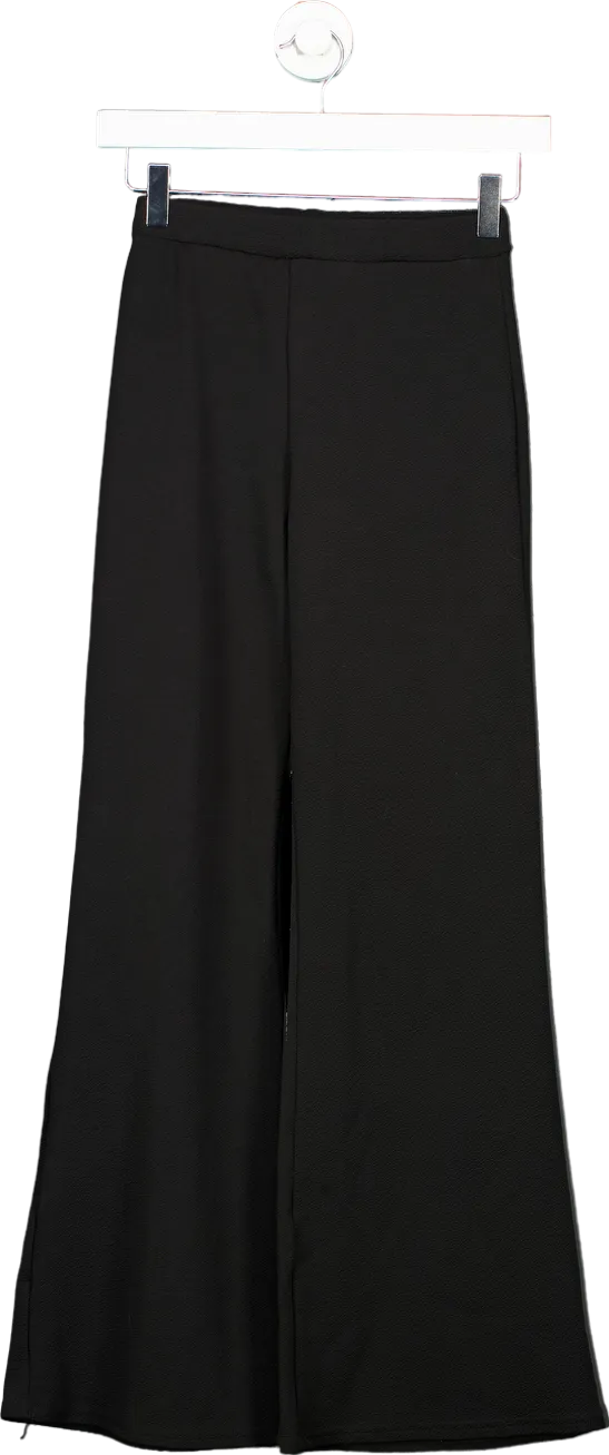 I Saw It First Black Wide Leg Trousers UK 8