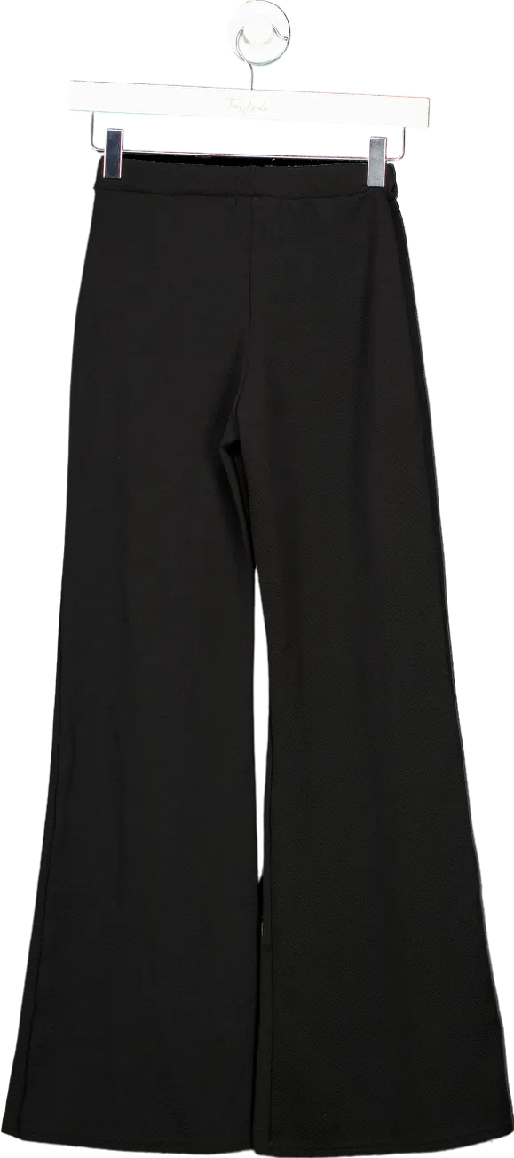 I Saw It First Black Wide Leg Trousers UK 8