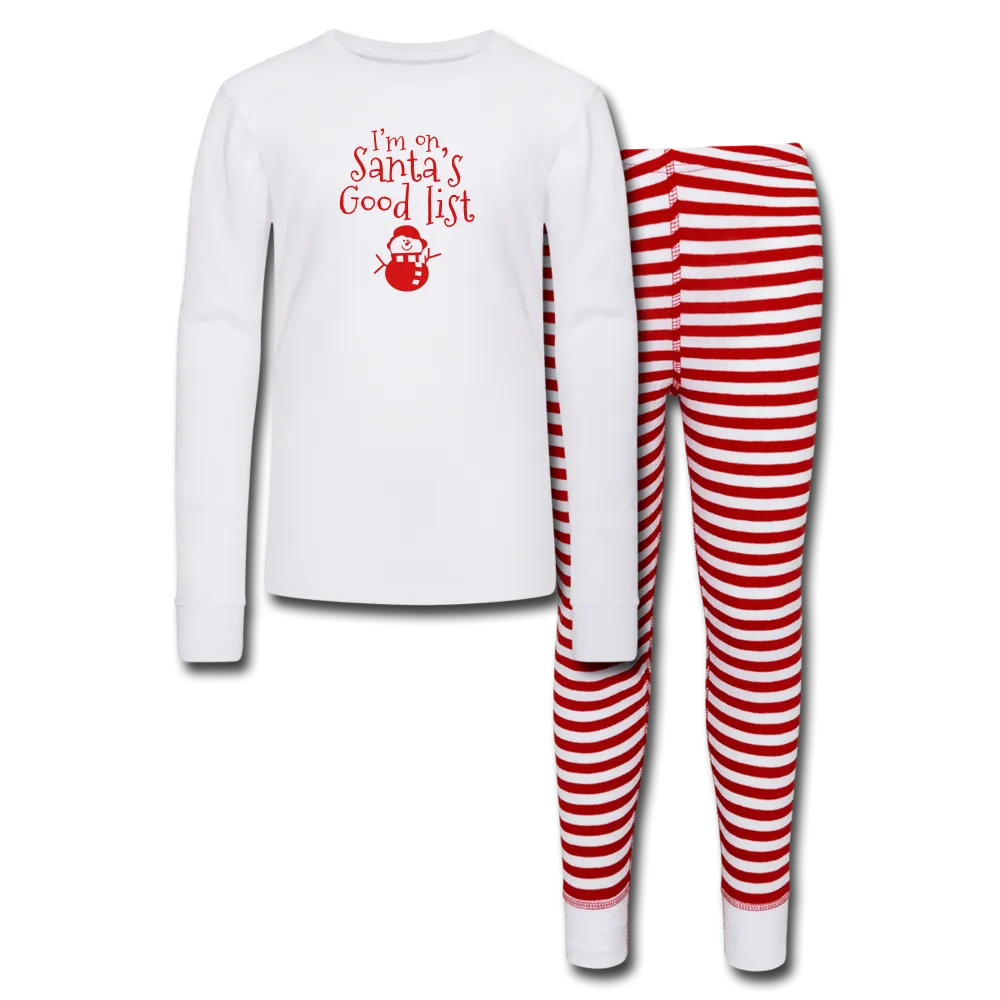 I'm on Santa's Good List Kids’ Pajama Set