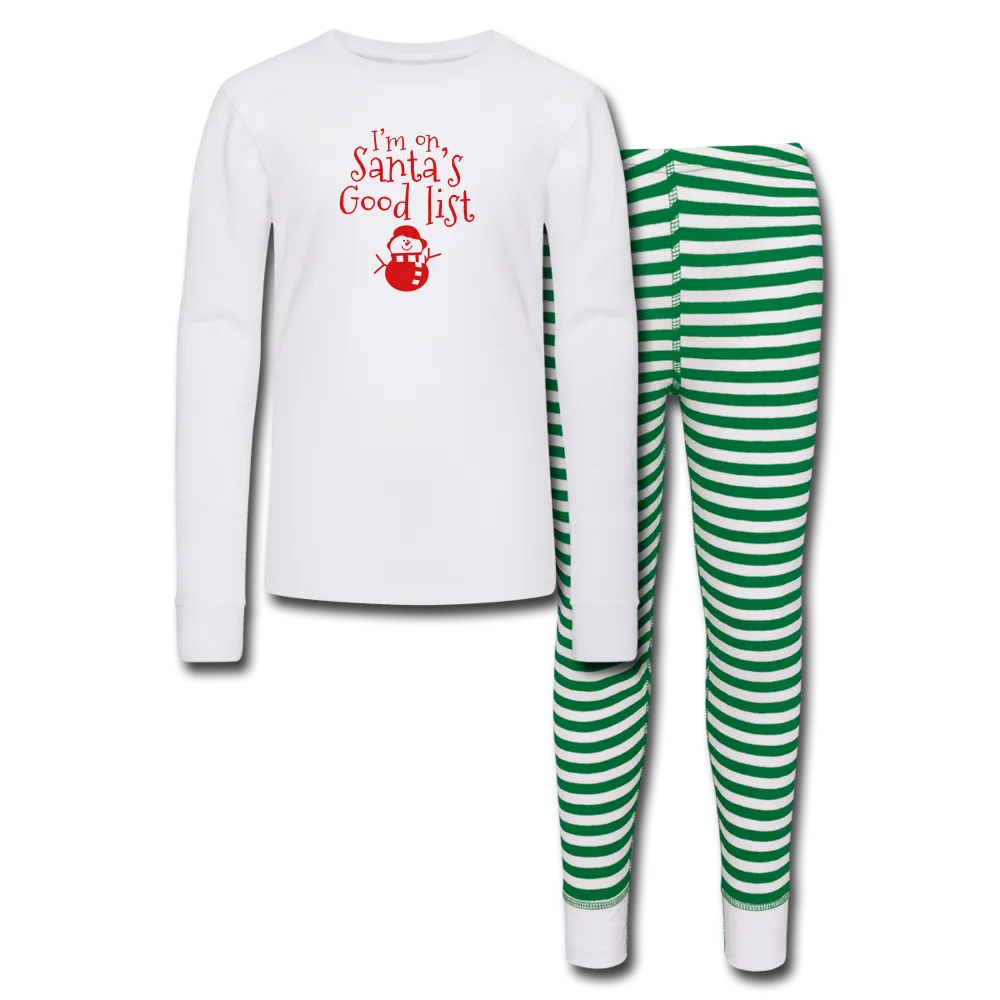 I'm on Santa's Good List Kids’ Pajama Set