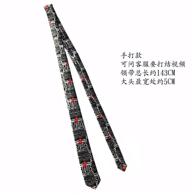 INSTOCK-Printed tie for men