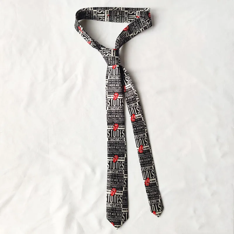 INSTOCK-Printed tie for men