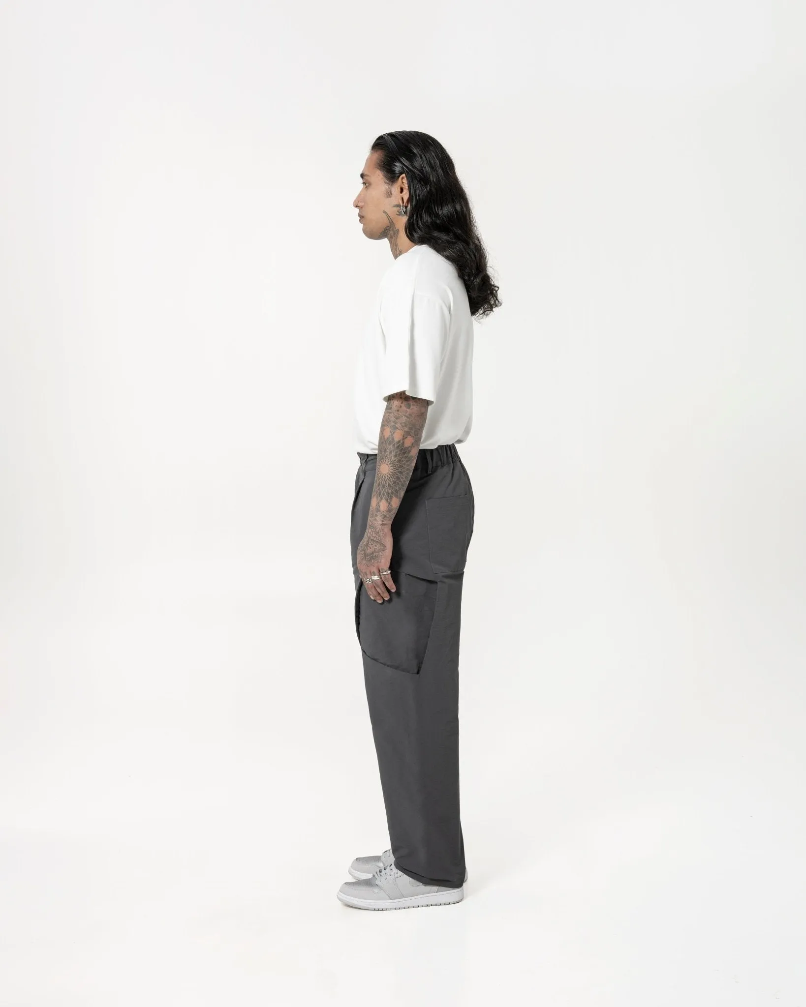 Inverse Cargo Trousers - Graphite
