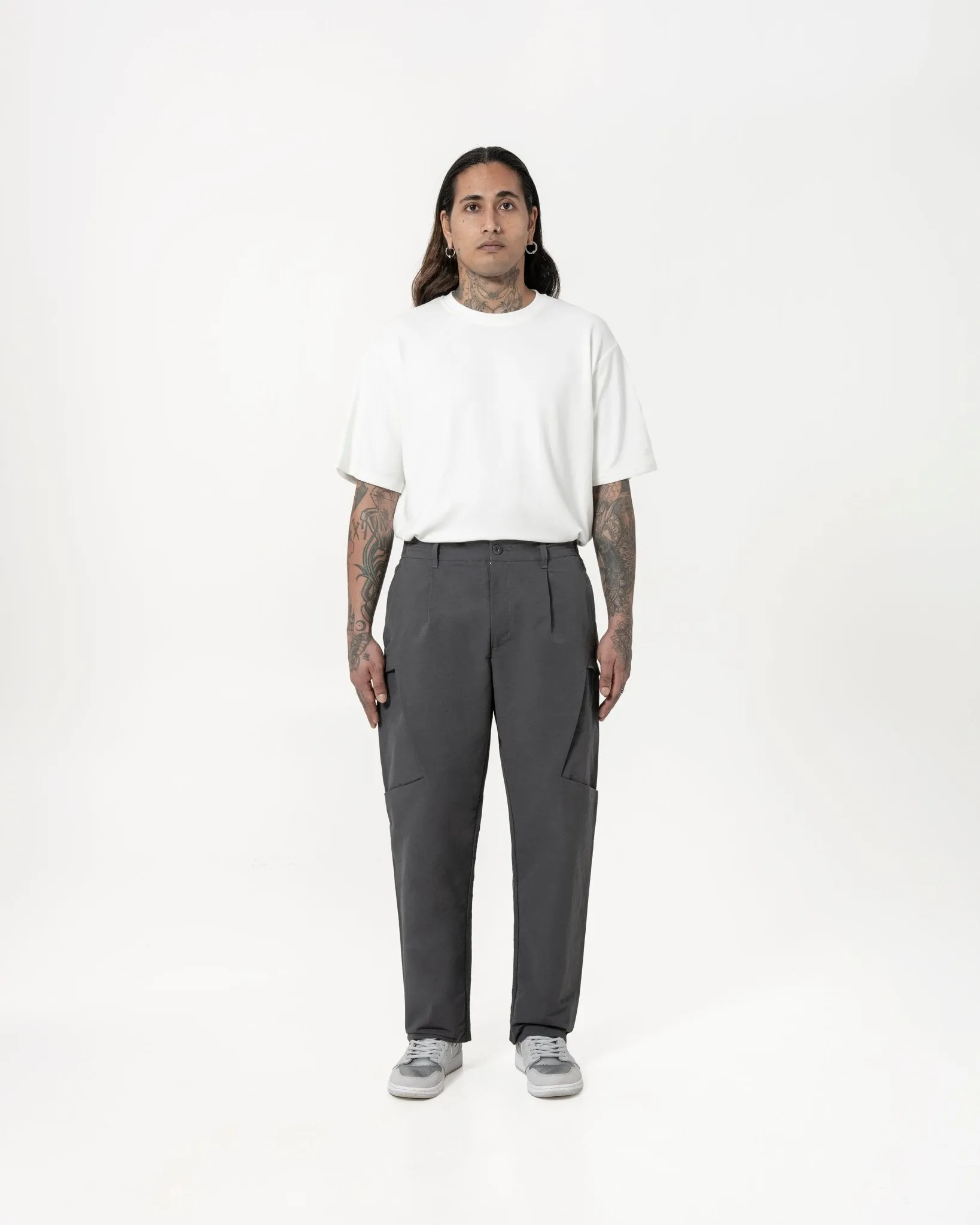 Inverse Cargo Trousers - Graphite