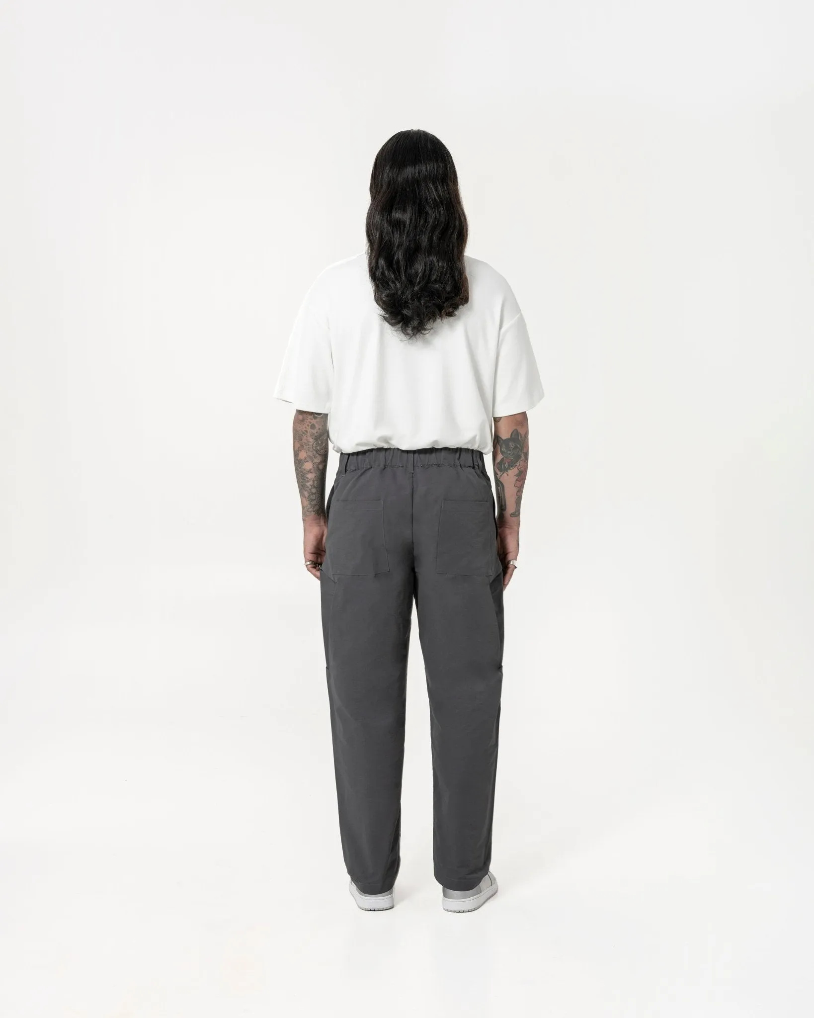 Inverse Cargo Trousers - Graphite