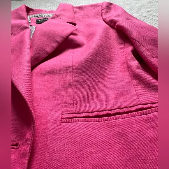 J. Crew Parke Blazer in Stretch Linen Blend, Vivid