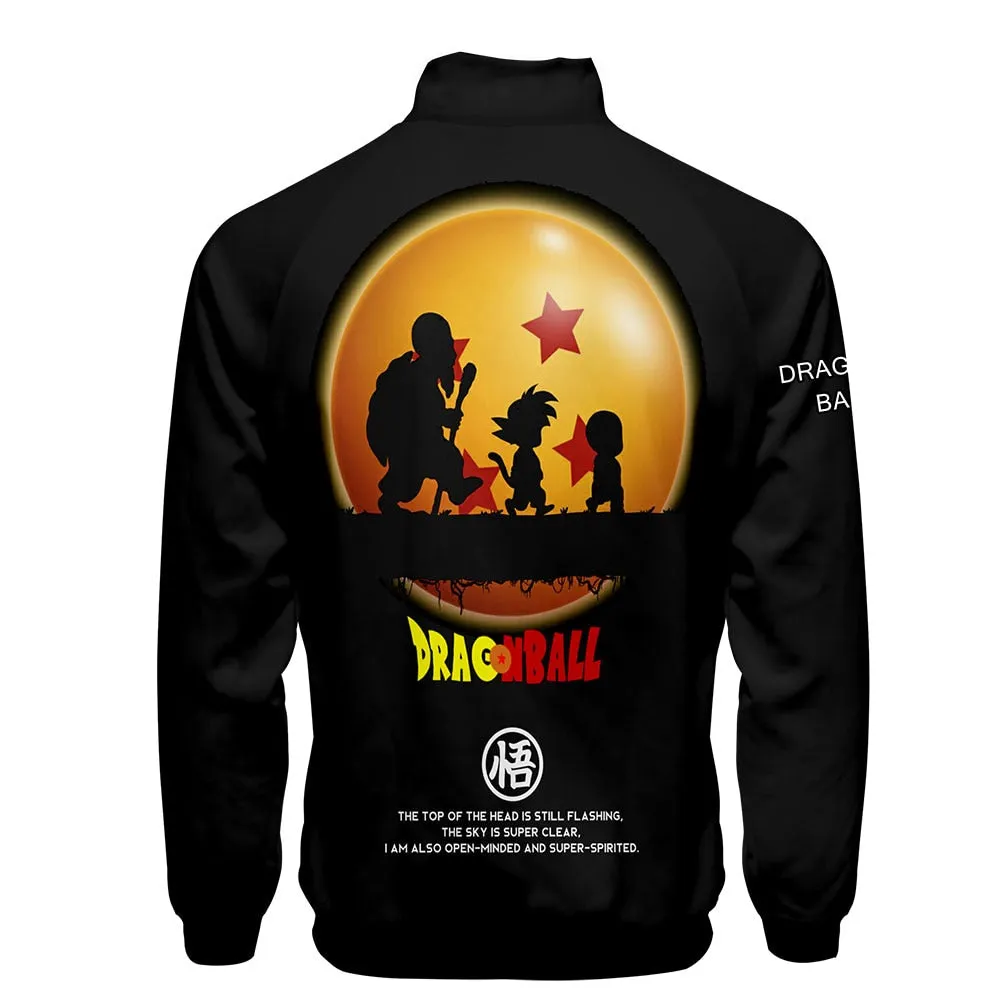 Japanese Anime Dragon Ball Goku 3D Jacket Men Women Harajuku Hip Hop New Style Hoodies Casual Stand Collar Zipper Sweatshirt