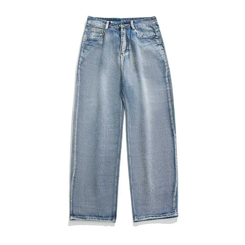 Japanese Washed Loose Straight Jeans